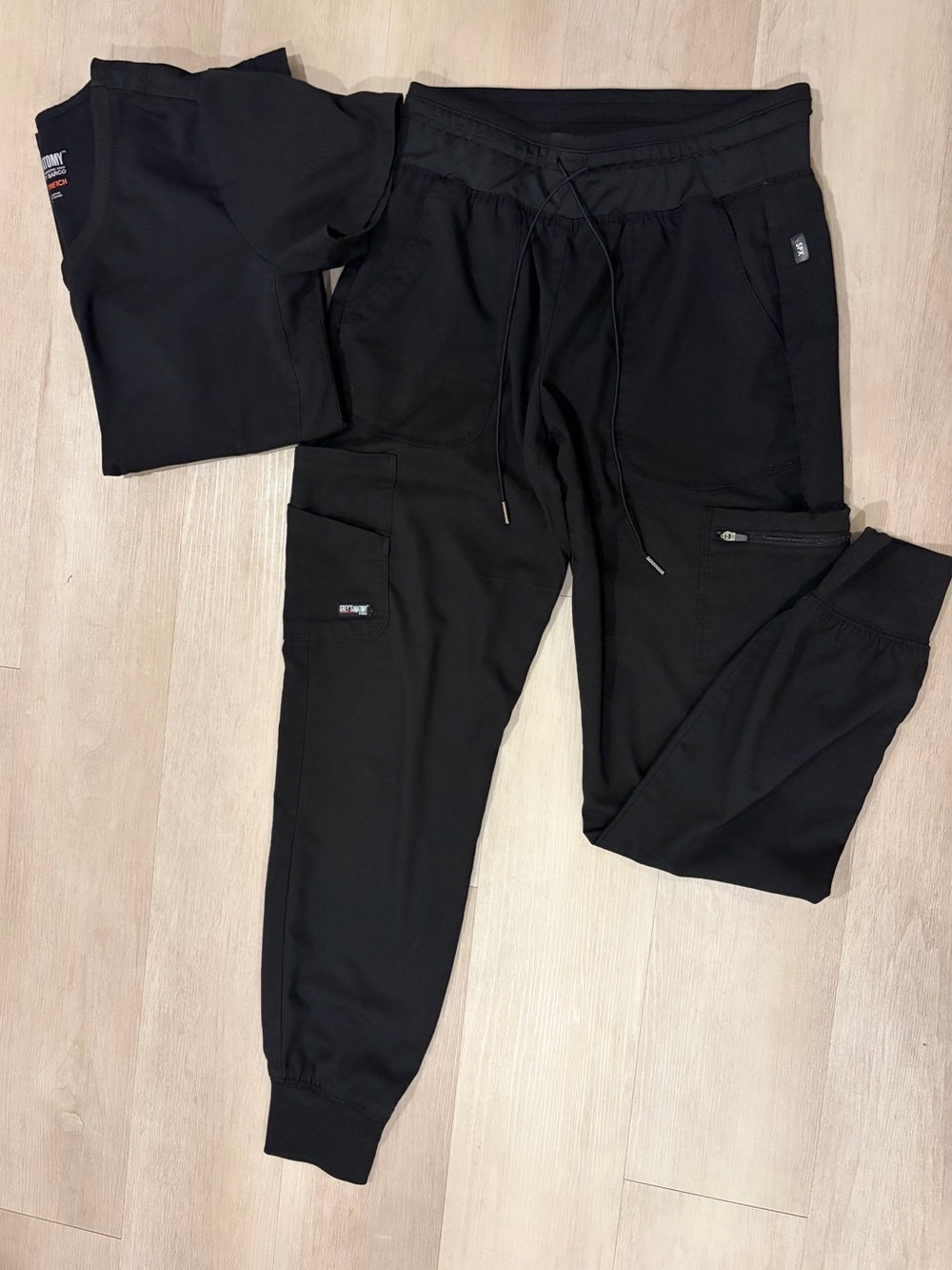 Grey's Anatomy Black Scrub Set